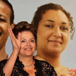 A presidente Dilma Roussef na solenidade de lançamento do Minha Casa, Minha Vida 2