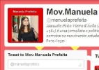 TRE proíbe perfis a favor de Manuela (PCdo B) no Twitter, considerados propaganda antecipada em Porto Alegre - Reprodução