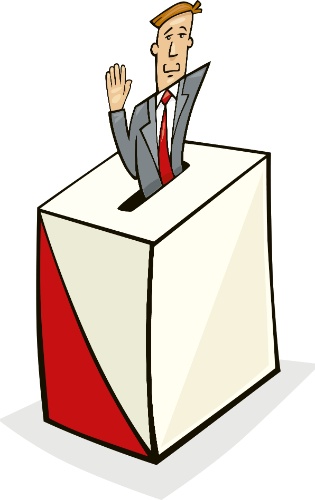 ilustração - eleições, candidato