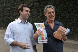 Chico Buarque com Marcelo Freixo (PSOL)