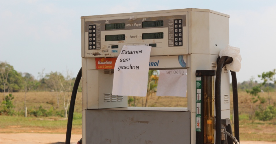 21.set.2012 - Posto de Xapuri não tem gasolina