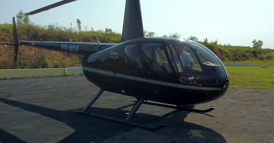 Helicóptero do candidato à Prefeitura de Manaus, Sabino Castelo Branco