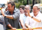 Aécio vota em colégio onde Dilma estudou e evita 2014: "mineiro não coloca carro na frente dos bois" - Nidin Sanches/Divulgação