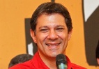 Em discurso da vitória, Haddad agradece primeiro a Lula e depois a Dilma - Leandro Moraes/UOL